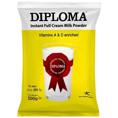 Diploma Full Cream Milk Powder - 500gm - Rokomari product